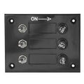 AAA 12V 3-Gang Fuse Switch Panel (10030) – IP65 Marine Toggle Switch & Fuse Holder Panel