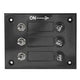 AAA 12V 3-Gang Fuse Switch Panel (10030) – IP65 Marine Toggle Switch & Fuse Holder Panel