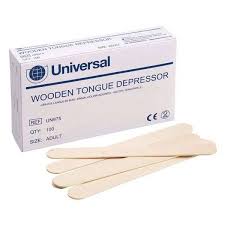 Generic Wooden Tongue Depressor (one stick per buy)