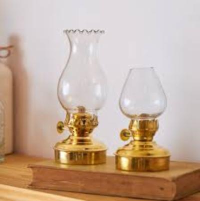 Brass Oil Lamp