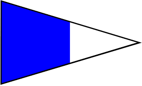 Meridian Zero Nautical Signal Flag 2