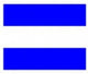 Meridian Zero Nautical Signal Flag Juliet - On Fire and Carrying Dangerous Cargo, Keep Clear