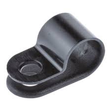 P Clips Black Nylon 5Mm Q808