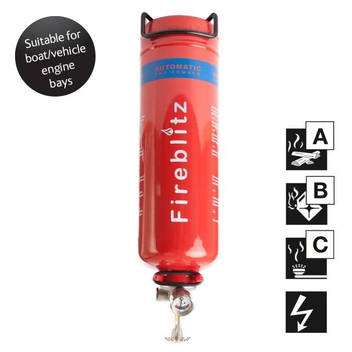 Fireblitz  Automatic Extinguisher  ABC Dry Powder (1kg)