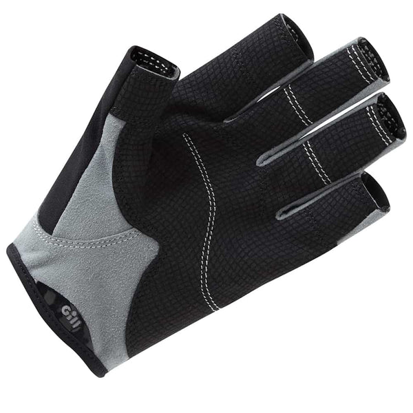 Gill Deckhand Gloves Short Finger Black