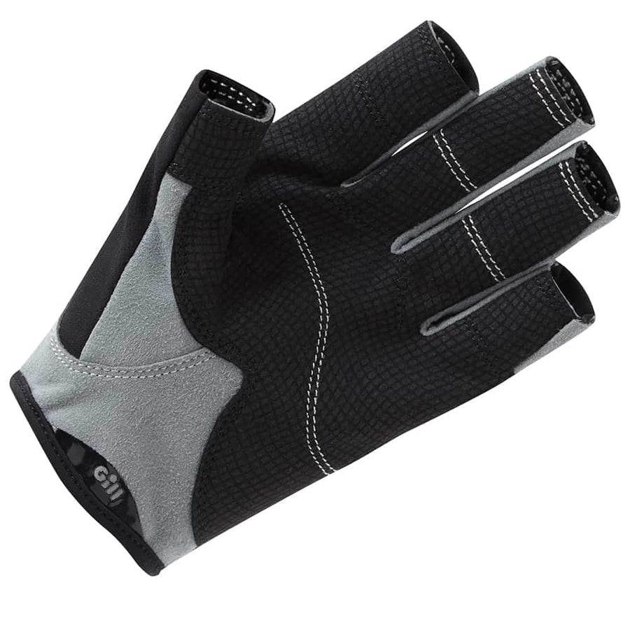 Gill Deckhand Gloves Short Finger Black