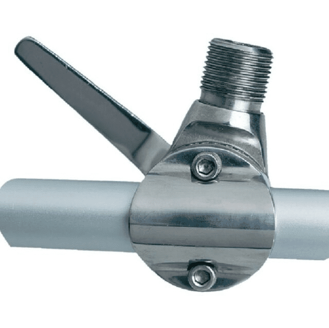 Glomex Stainless Steel Rail Swivel Mount RA165