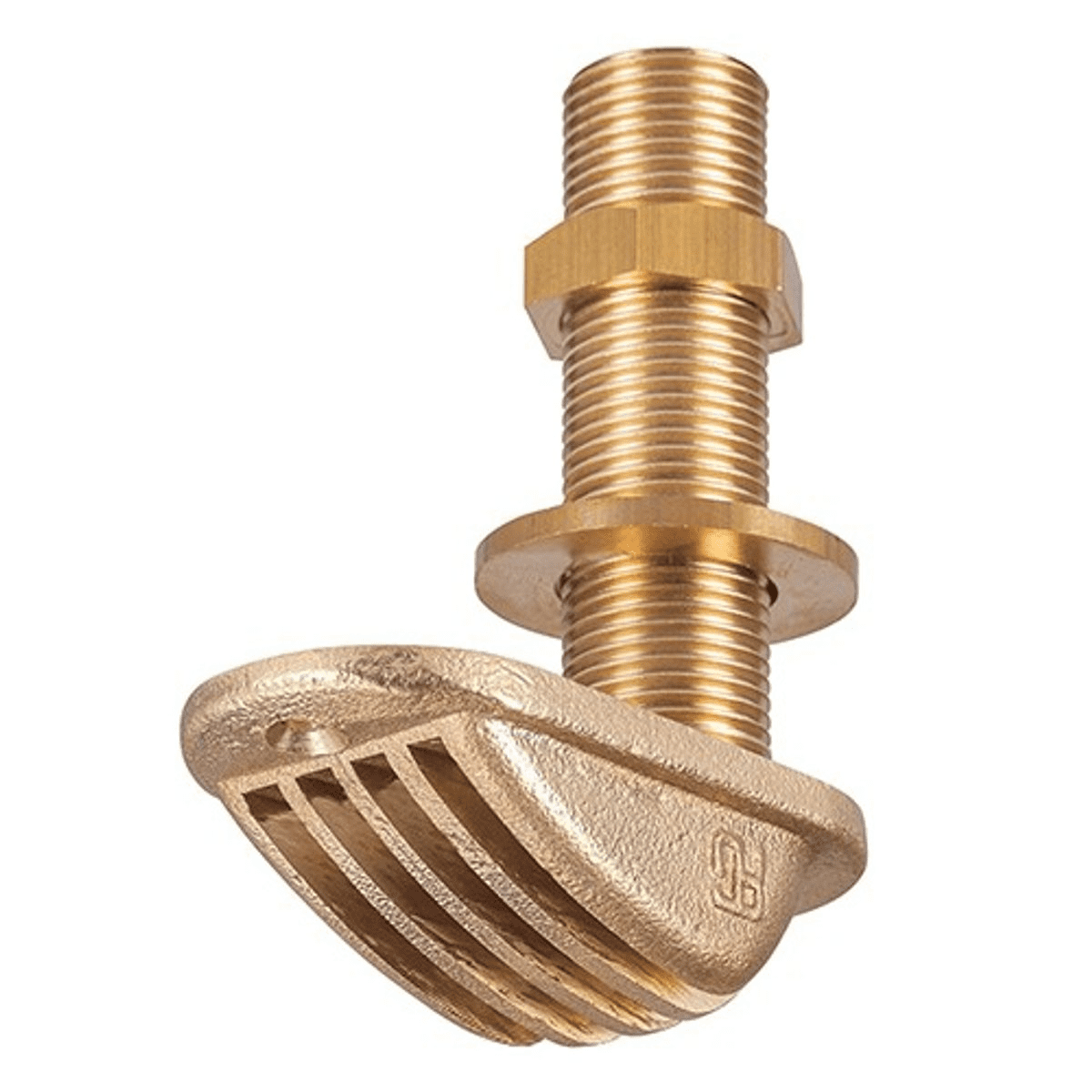 Aquafax Grated Brass Scoop BSP Skin Fitting