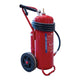 LALIZAS Fire Extinguisher Wheeled Dry Powder,50kg,Cartridge Oper.,w/Hose&Horn,SOLAS/MED(EN,GR,ES,CN)