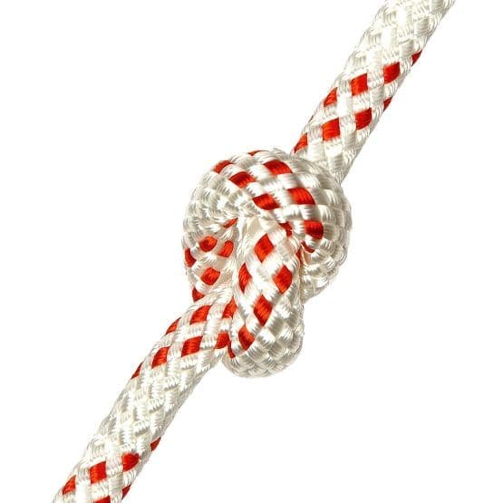 Kingfisher Kingbraid Polyester Braid on BraidBraided Yachting Red Fleck Rope