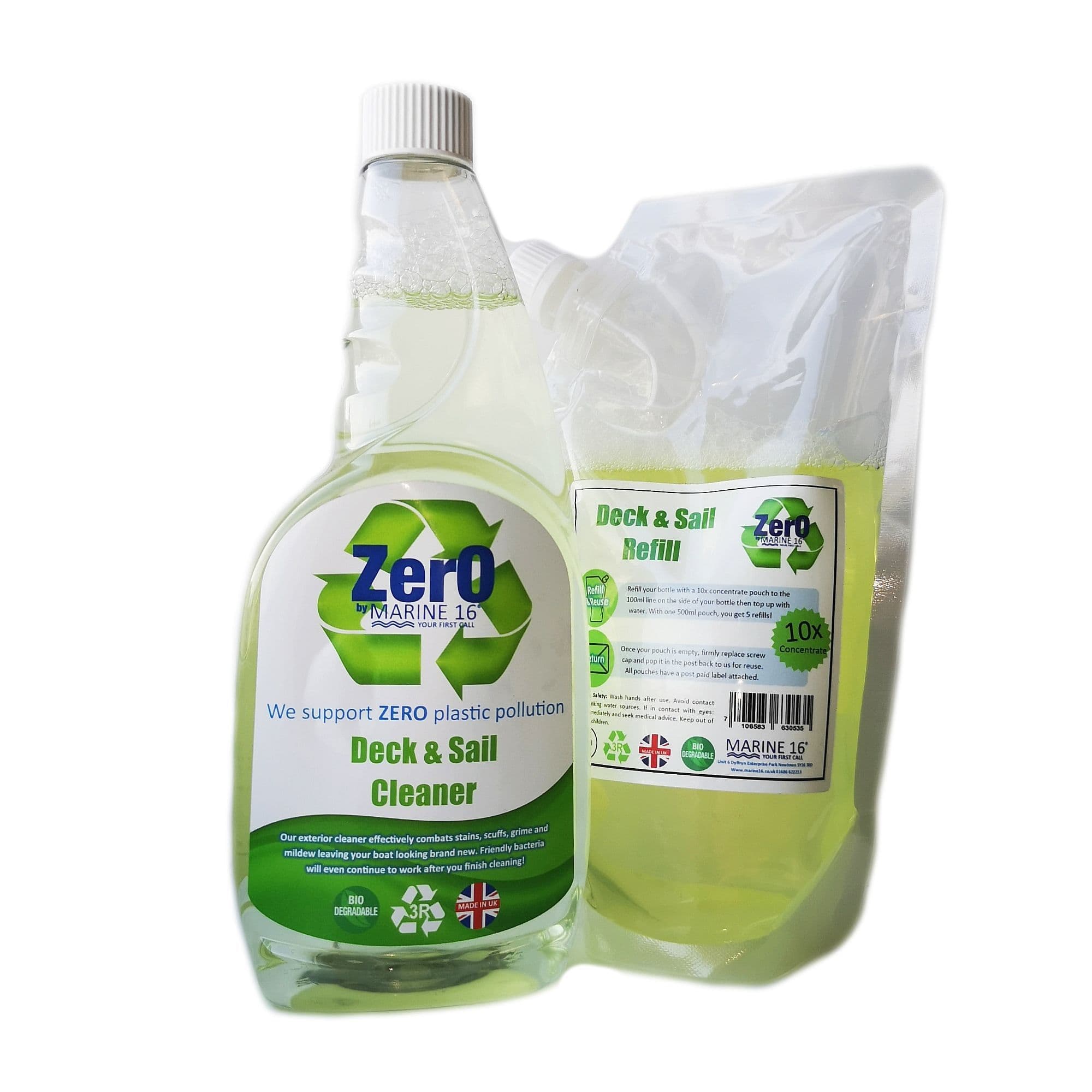 Marine 16 ZerO Deck & Sail Cleaner SprayRefill