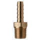 Moeller Moeller 1/4" NPT x 3/8" Brass Barb Hose Tail for Fuel Valve