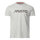Musto Logo Graphic T Shirt Light Grey