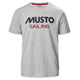 Musto Sailing Tee Shirt Grey Melange