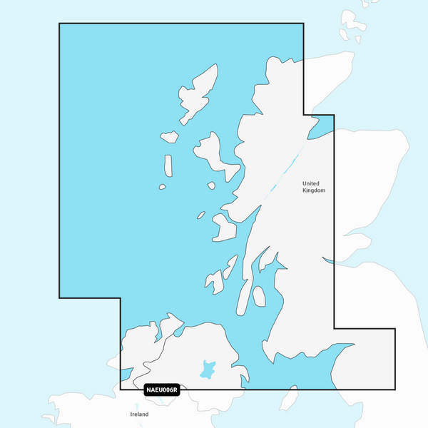 Navionics+™ Scotland, West Coast NSEU006R microSD™/SD™