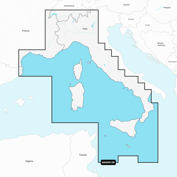 Navionics Platinum+™ Mediterranean Sea, Cen. & West NPEU012R microSD™/SD™
