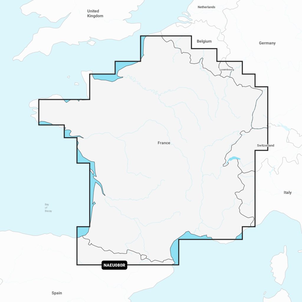 Navionics®+ France, Lakes & Rivers NAEU080R microSD™/SD™