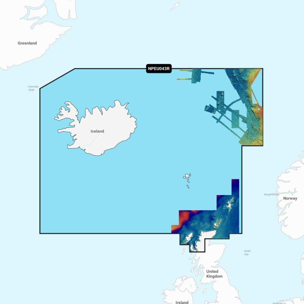 Navionics Platinum+™ - Iceland to Orkney NPEU043R microSD™/SD™