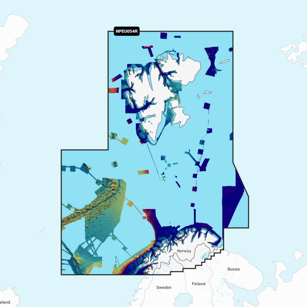 Navionics Platinum+™ Norway, Vestfjorden to Svalbard NPEU054R  microSD™/SD™