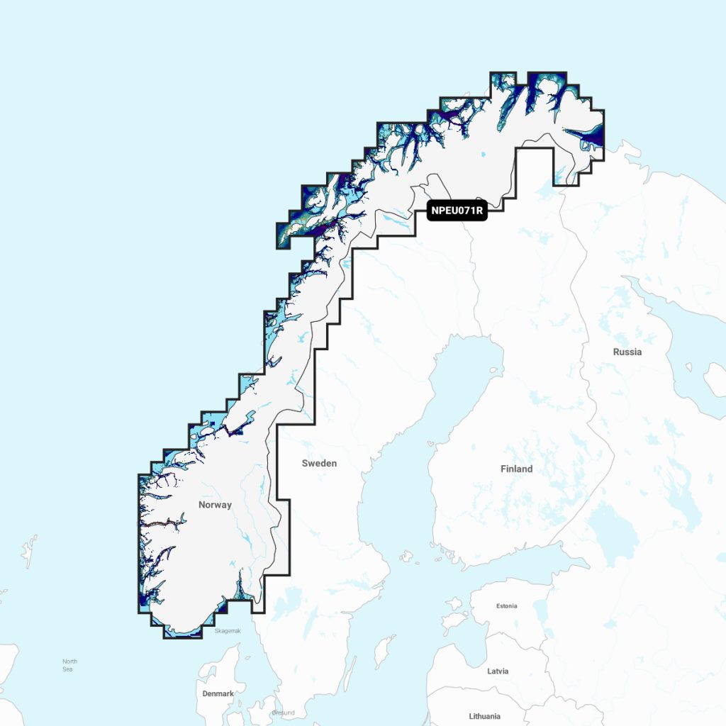 Navionics Platinum+™ Norway, Lakes & Rivers NPEU071R microSD™/SD™
