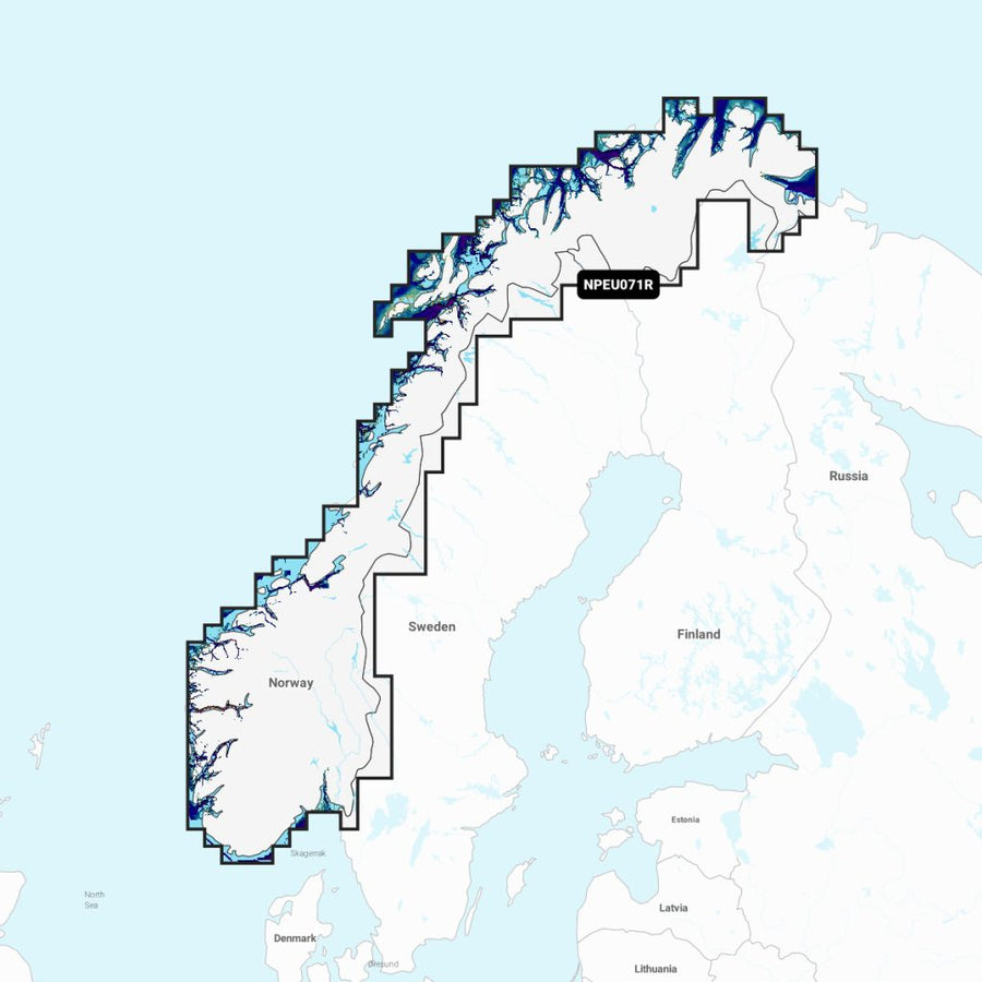 Navionics Platinum+™ Norway, Lakes & Rivers NPEU071R microSD™/SD™