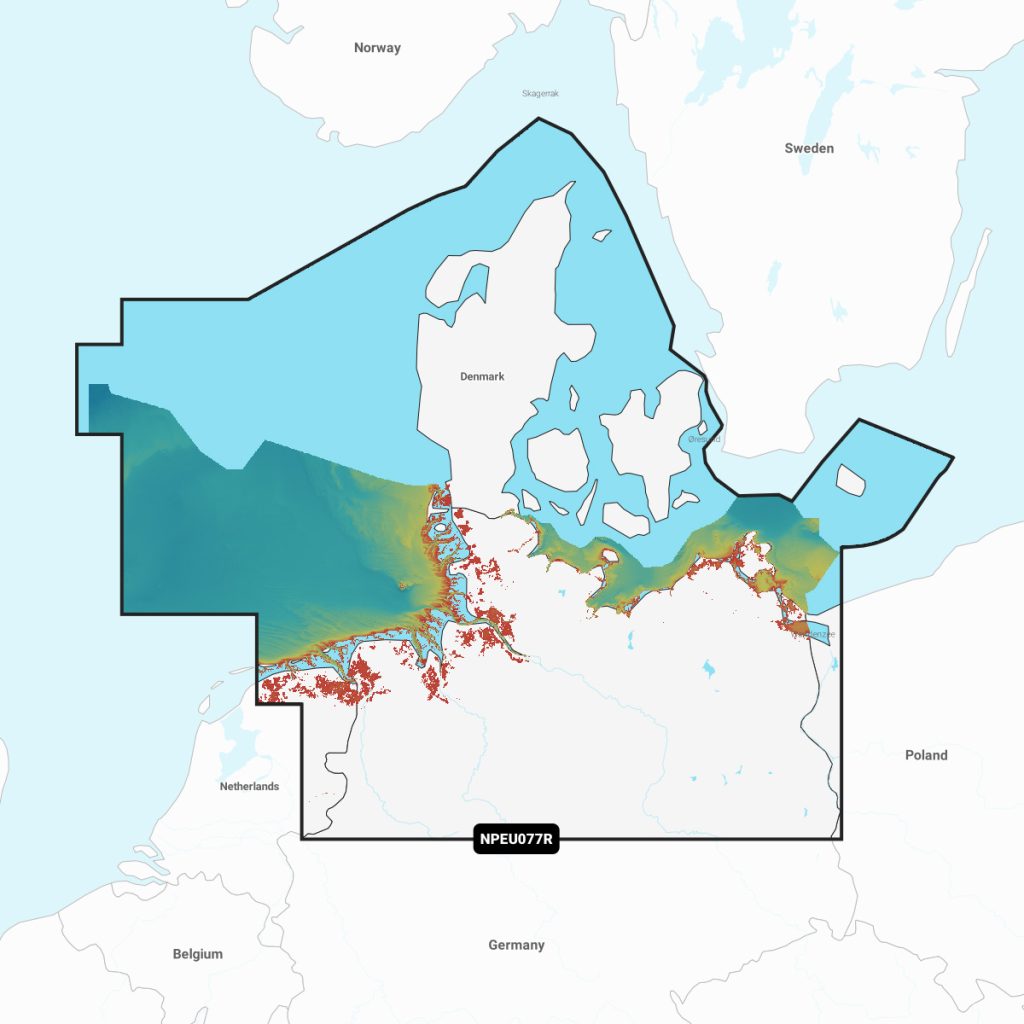 Navionics Platinum+™  - Denmark & Germany, North NPEU077R microSD™/SD™