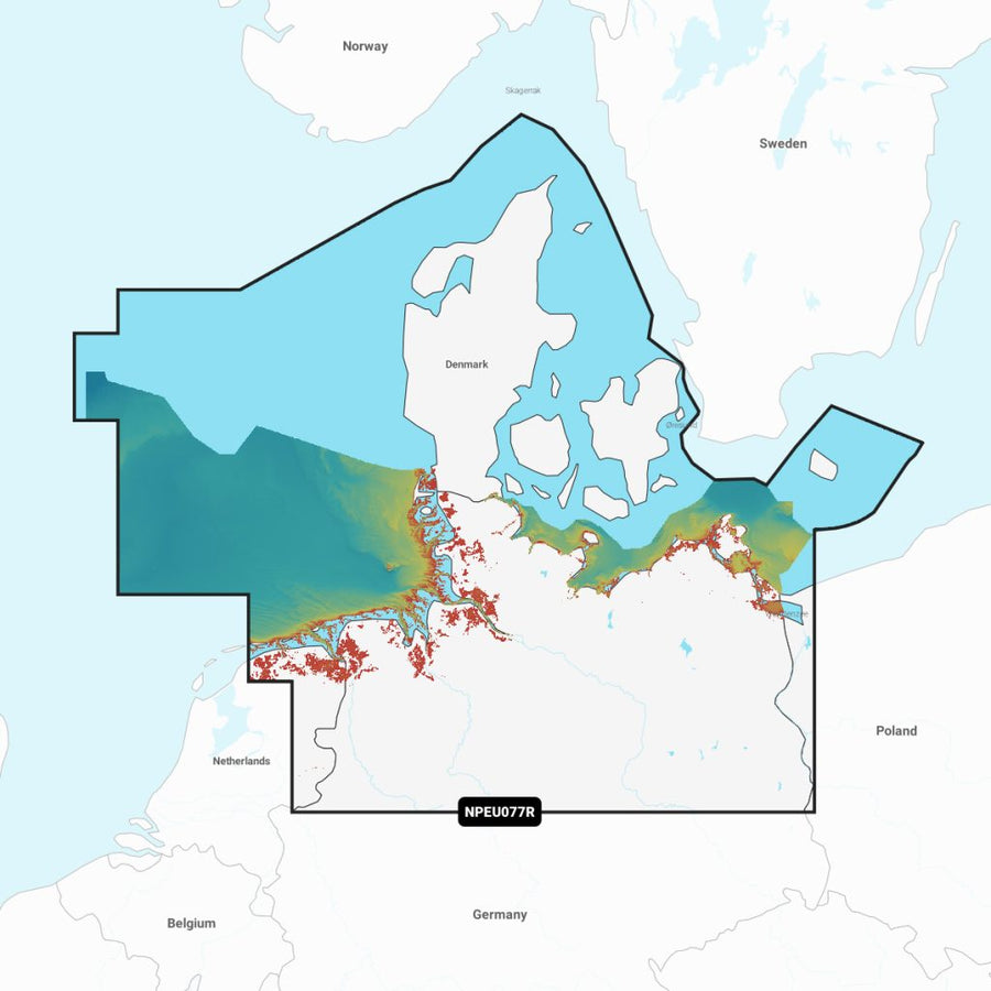 Navionics Platinum+™  - Denmark & Germany, North NPEU077R microSD™/SD™