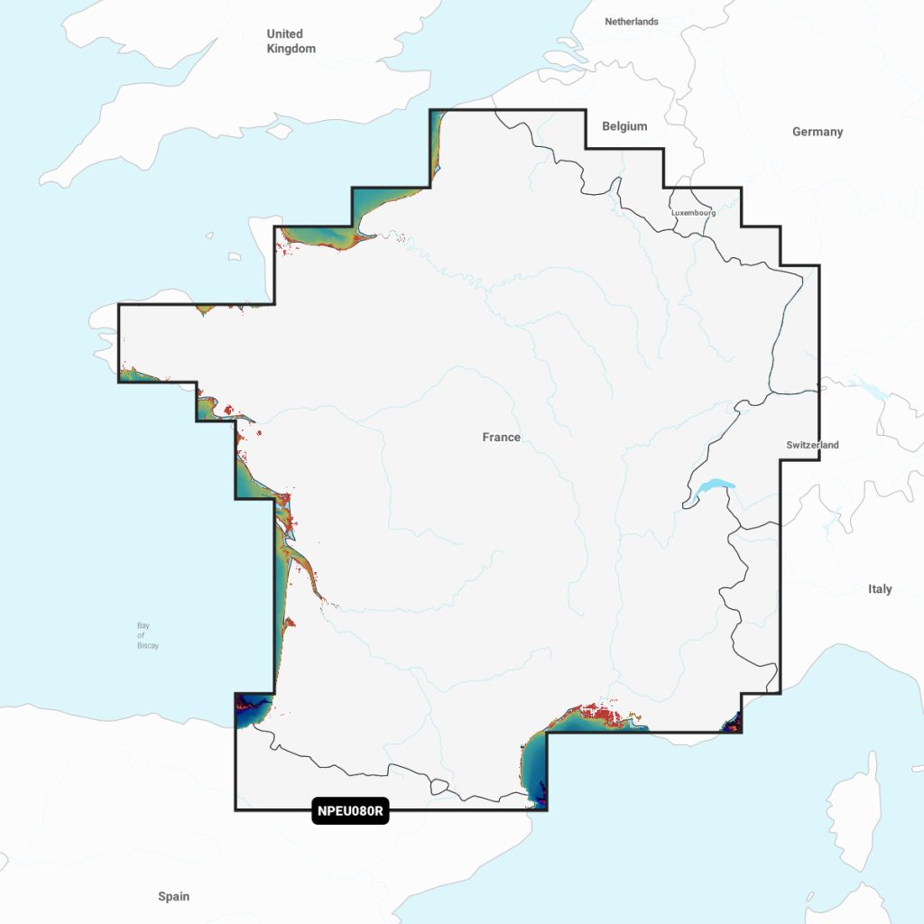 Navionics Platinum+™ - France, Lakes & Rivers Inland Charts NPEU080R microSD™/SD™