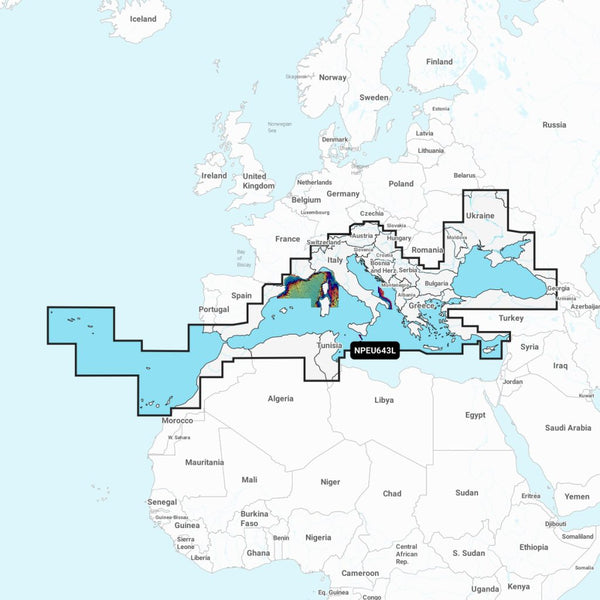 Navionics Platinum+™ - Mediterranean & Black Sea NPEU643L microSD™/SD™