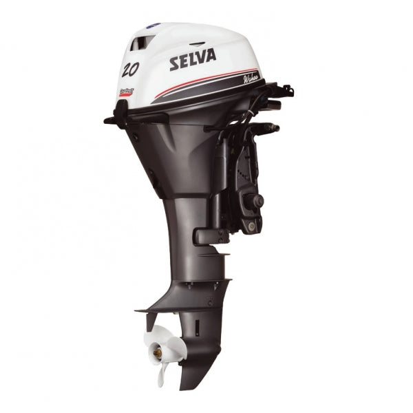 Selva Wahoo 9.9XS 4-Stroke Outboard Engine Range – Short & Long Shaft, Manual & Electric Start, Remote Control & Power Tilt Options