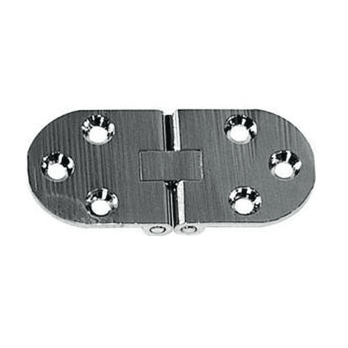 Plastimo Pack of 2 Chromed Brass Double Axle Hinges 67mm x 30mm