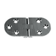 Plastimo Pack of 2 Chromed Brass Double Axle Hinges 67mm x 30mm
