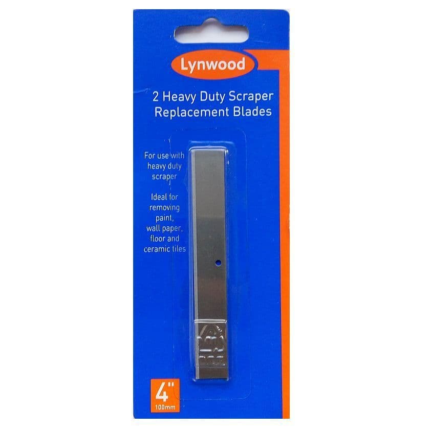 Lynwood Pack of 2 Spare Blades for Heavy Duty 4" Scraper