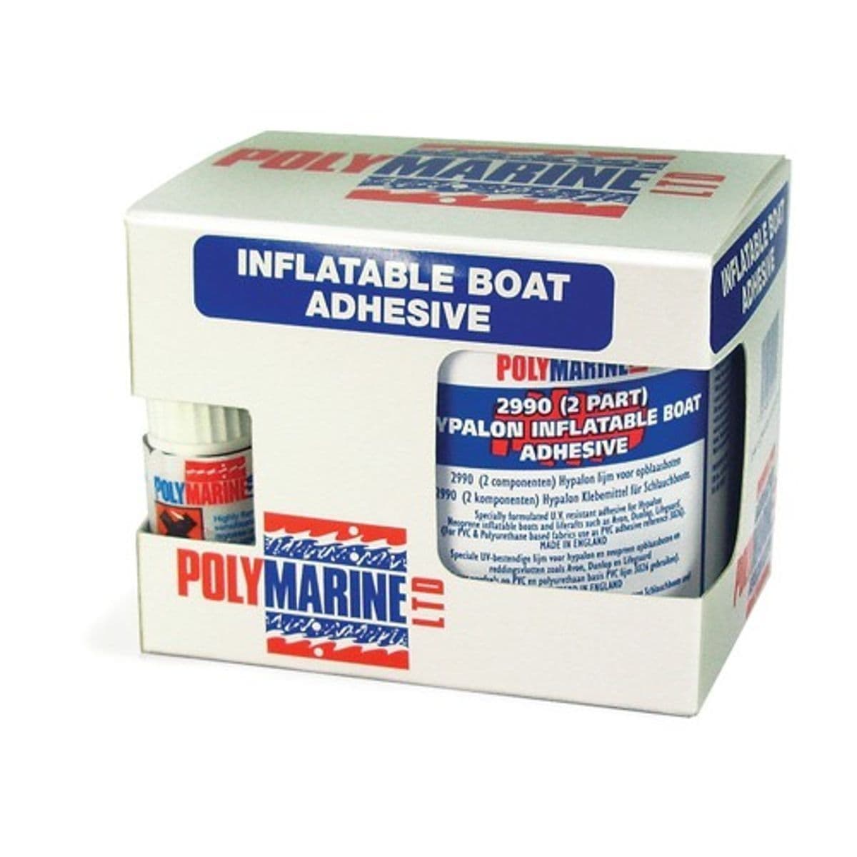 Polymarine Hypalon 2 Part Adhesive Glue 250ml