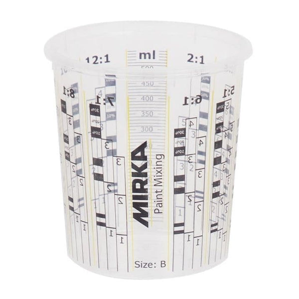 Mirka Paint Mixing Pot with Ratios