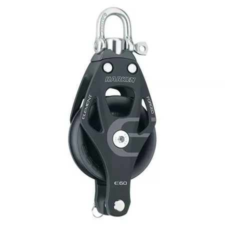 Harken 60mm Aluminum Element Block Swivel, Becket