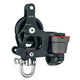 Harken 45mm Aluminum Element Block Swivel Becket Cam Cleat