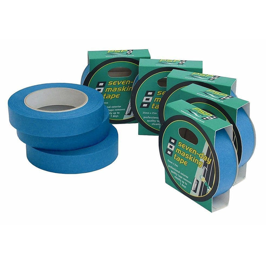 PSP Marine 7 Day Blue Paper Masking Tape 25mm x 25mtr