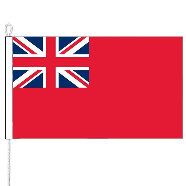 Hughes Red Ensign Printed Flag