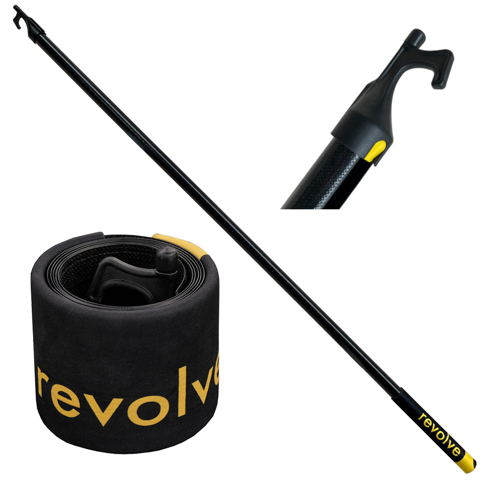 Rollable Compact Boat Hook & Deck Brush Shaft