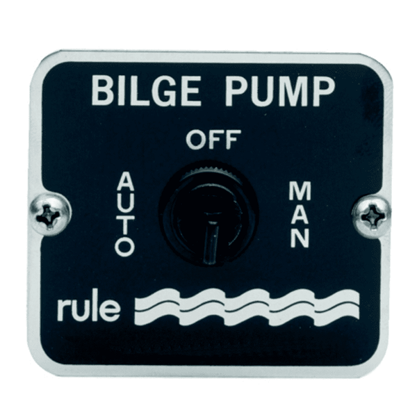 Rule 3-Way Panel 12–24V Model 45 – Automatic & Manual Bilge Pump Control