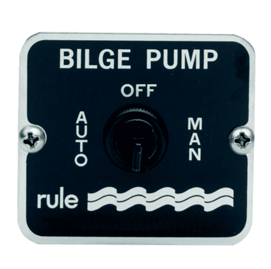 Rule 3-Way Panel 12–24V Model 45 – Automatic & Manual Bilge Pump Control