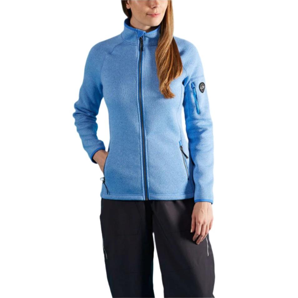 Womens Knit Fleece Blue 1492