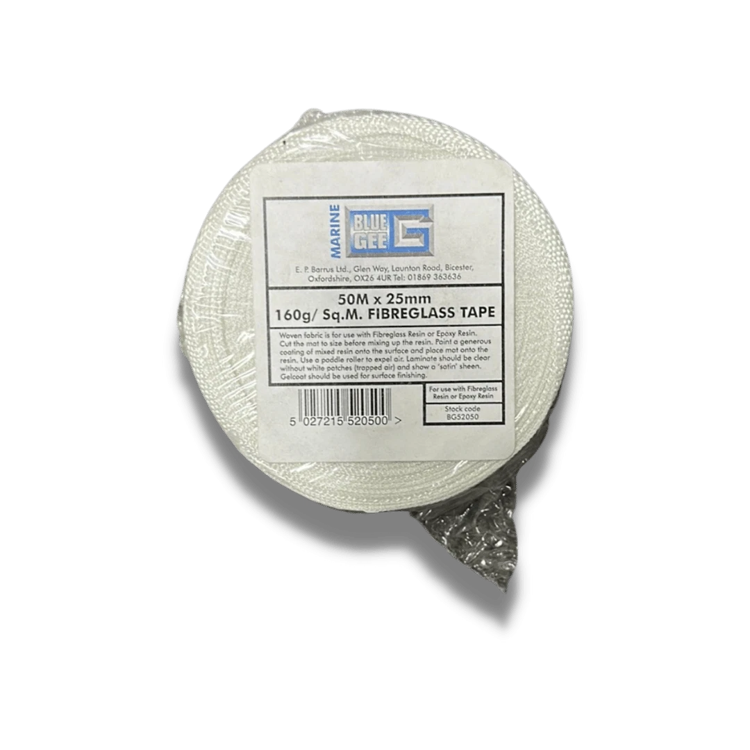 Blu Gee Glass Tape Anchorbraid White