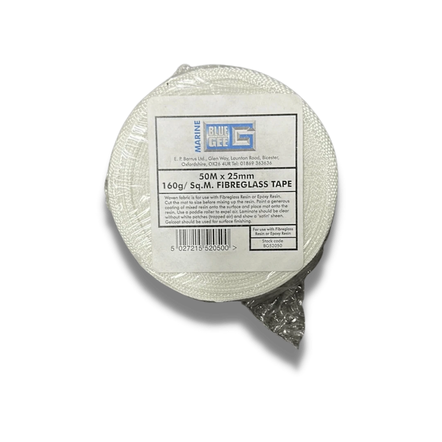 Blu Gee Glass Tape Anchorbraid White