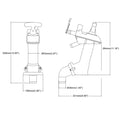 Seaflo 12V Electric to Manual Toilet Conversion Kit – with Built-In Macerator