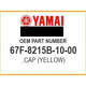 Yamaha CAP (YELLOW) 67F-8215B-10-00 OEM NEW