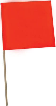 SKI Flag Flame Orange