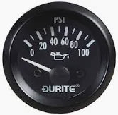 Oil Pressure Gauge 24V Oilpmet24