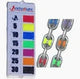 Anchoright Chain Marking Set 6mm Chain - 4 Colours and Guide Plate